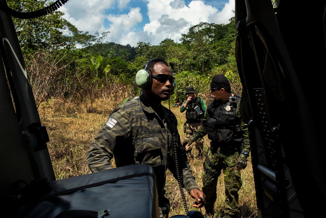 Usually, teams of five or six agents carry out sting operations and leave immediately to avoid encounters with criminals or indigenous communities — which could leave them easily outnumbered.