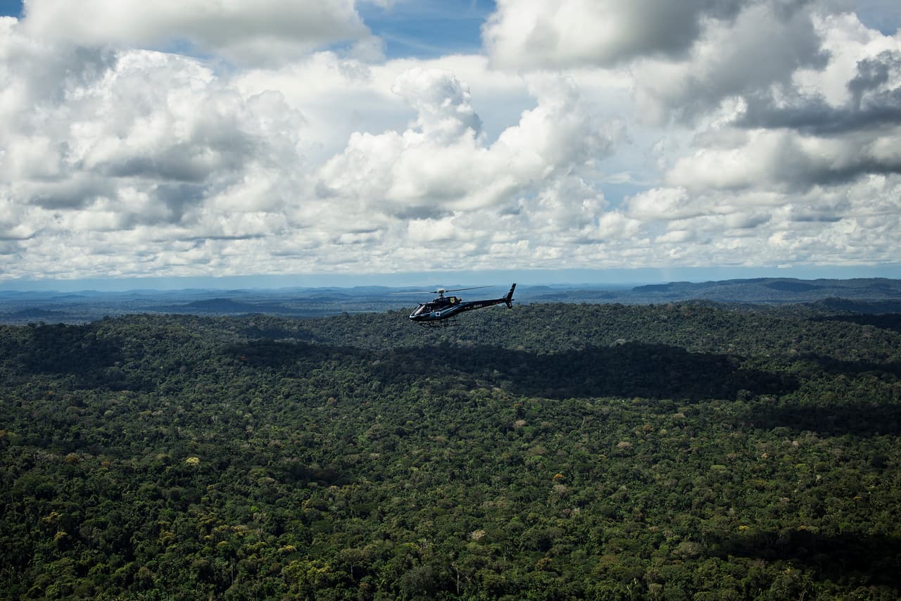 The group has very limited resources: they rely on four non-armored Bell helicopters to carry out operations.