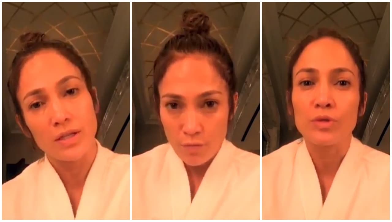 Jennifer López le hace coro a Marc Anthony, agobiada pide auxilio para Puerto Rico tras el huracán María