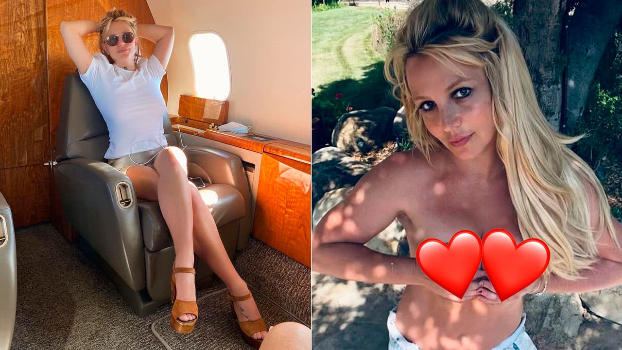 📸 Britney Spears se ‘libera’ ante las presiones de su padre con un topless