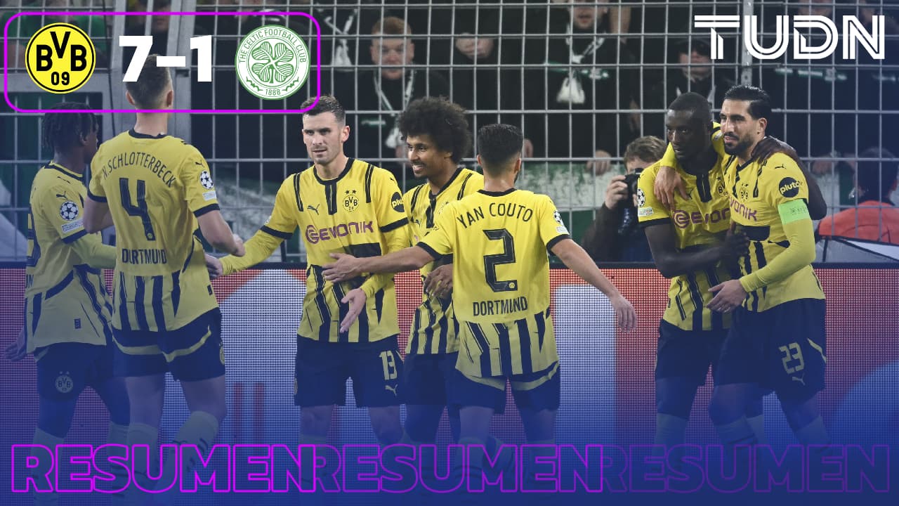 Resumen | Dortmund humilla a un Celtic desalmado