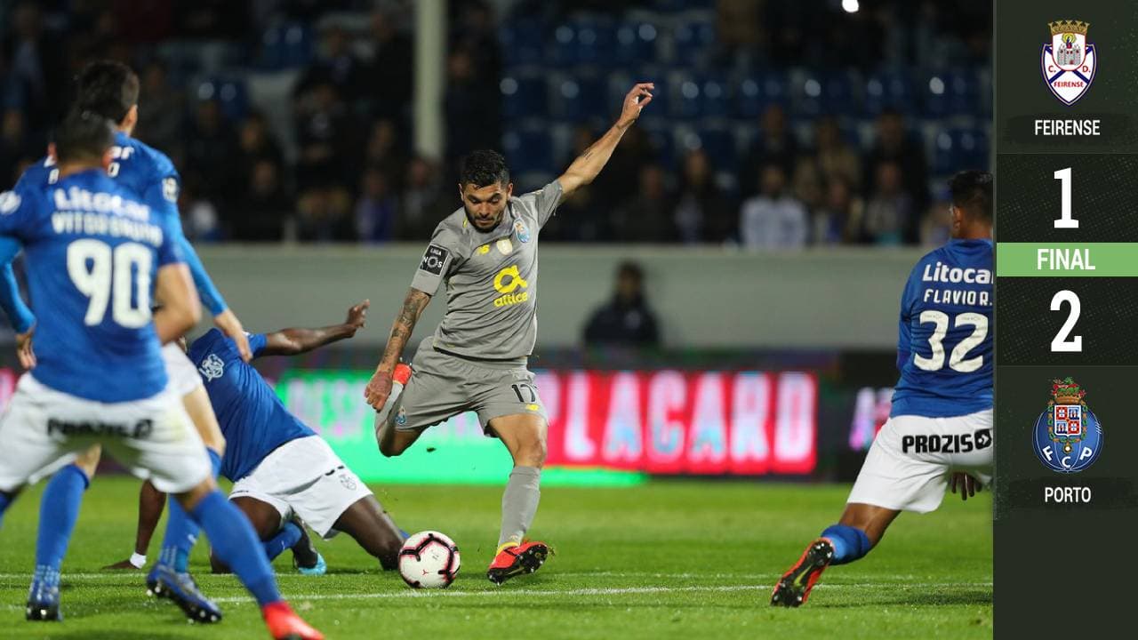 Porto de HH y Tecatito se alza con el triunfo ante el Feirense de Briseño