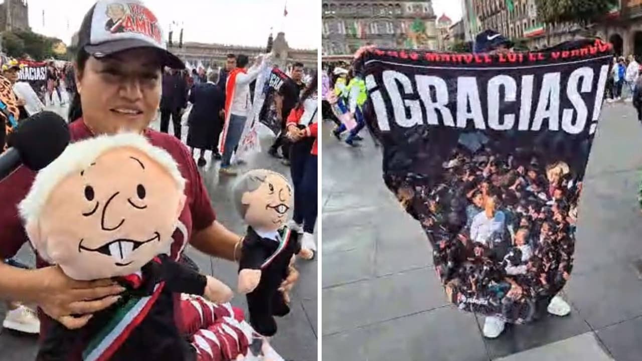 ‘Claudias’ y ‘Amlitos’ de peluche, parlantes y alcancías: las ventas en de la toma de posesión