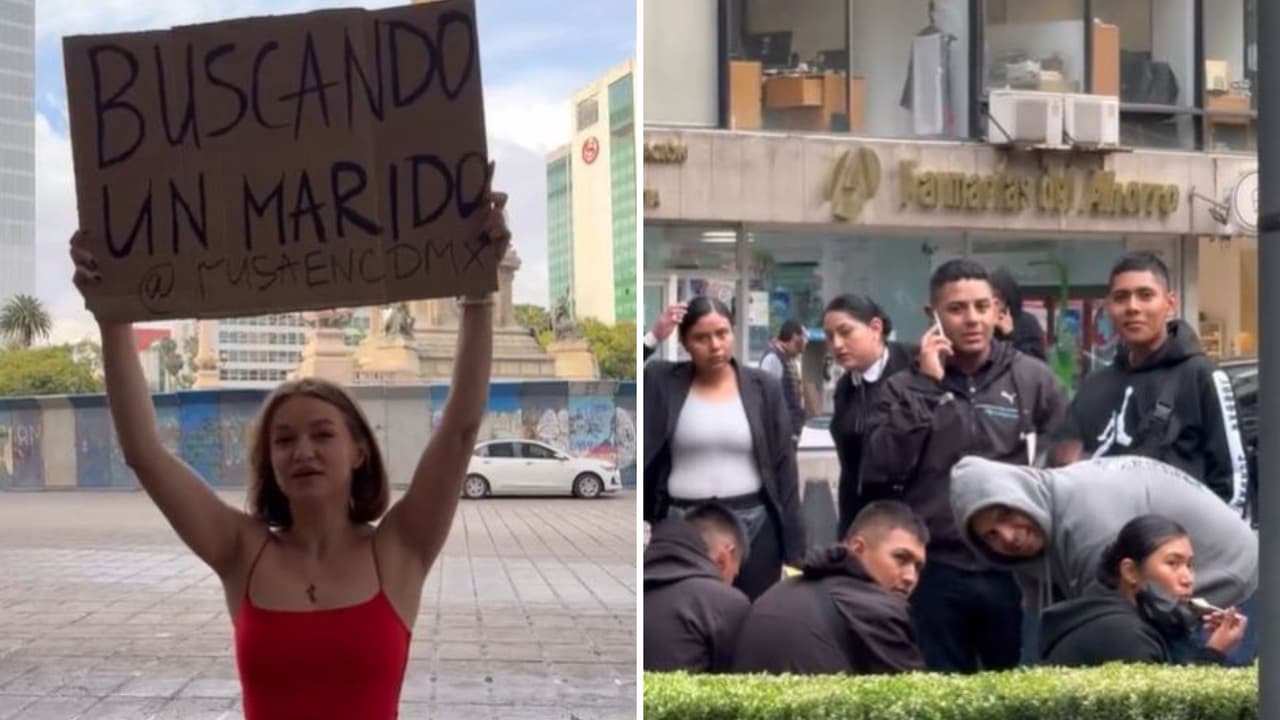 Mujer rusa busca marido en calles de México.