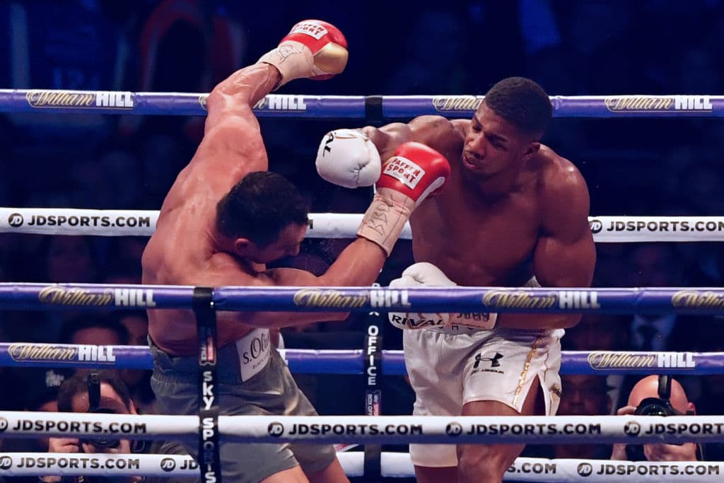 Anthony Joshua noqueó a Wladimir Klitschko en espectacular pelea