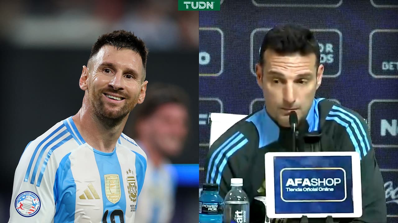 Scaloni revela que sabía de la molestia de Messi y lamenta su baja