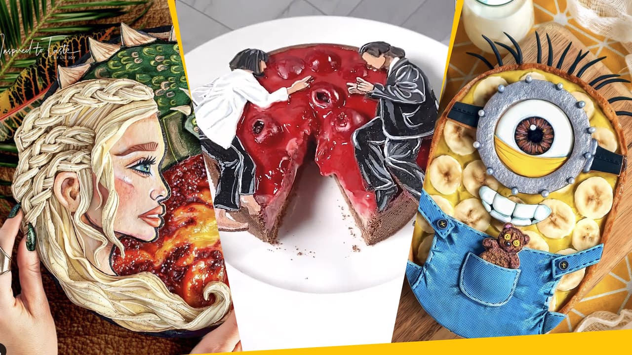 Obras de arte comestible: postres, galletas y más inspirados en películas y celebridades