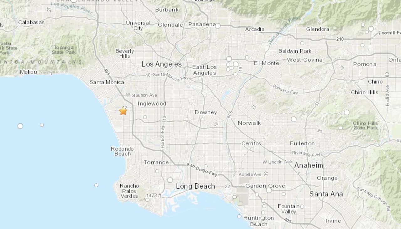 Temblor de 3.4 sacude a la ciudad de El Segundo reporta el USGS