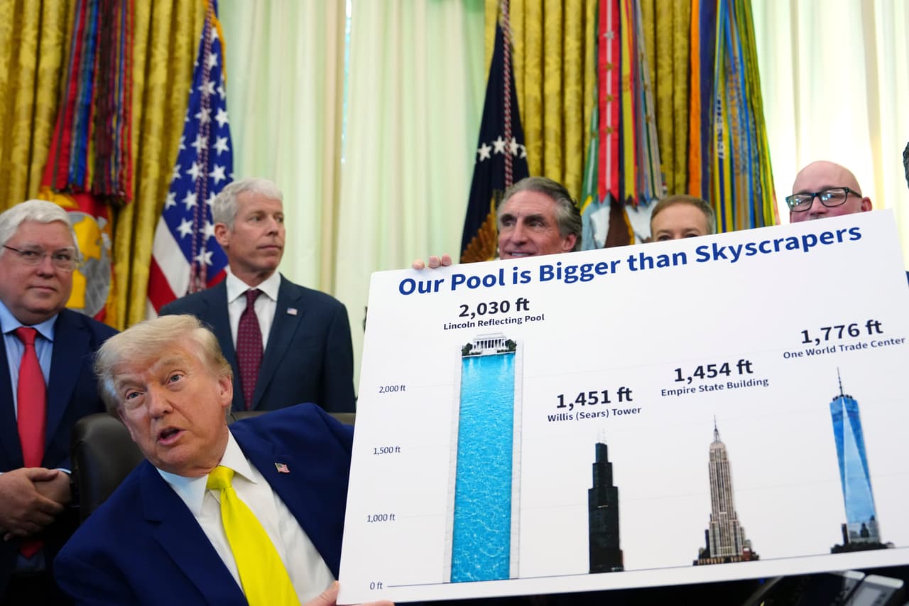 Donald Trump propone un “Paseo Trump” junto al Monumento a Lincoln en Washington