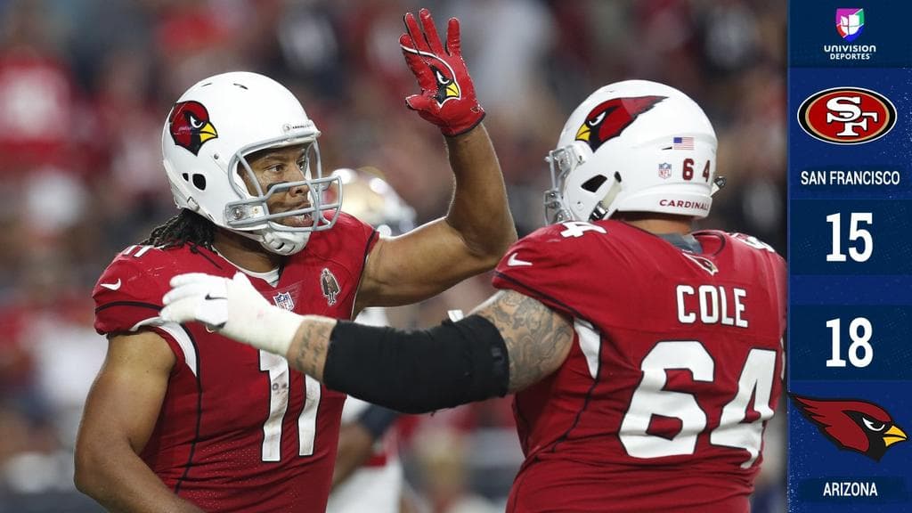 Un drive en las postrimerías del partido, comandado por el quarterback novato Josh Rosen, evitó la debacle de los Cardinals ante los 49ers en casa.