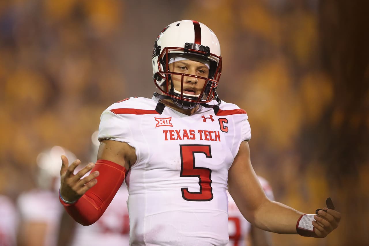 # 18 
<b>PARICK MAHOMES</b> – QB | 
<i>Texas Tech</i>