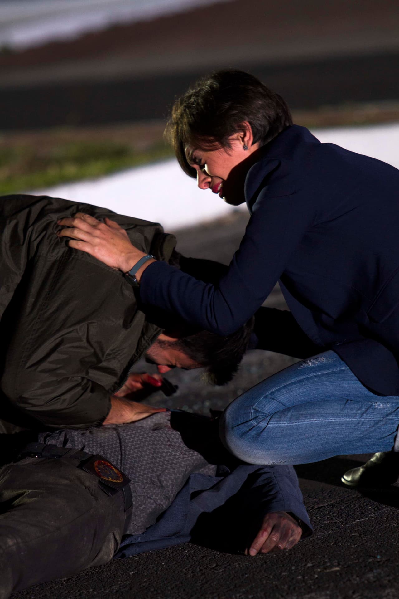 Los dos rompieron en llanto al descubrir que había muerto.