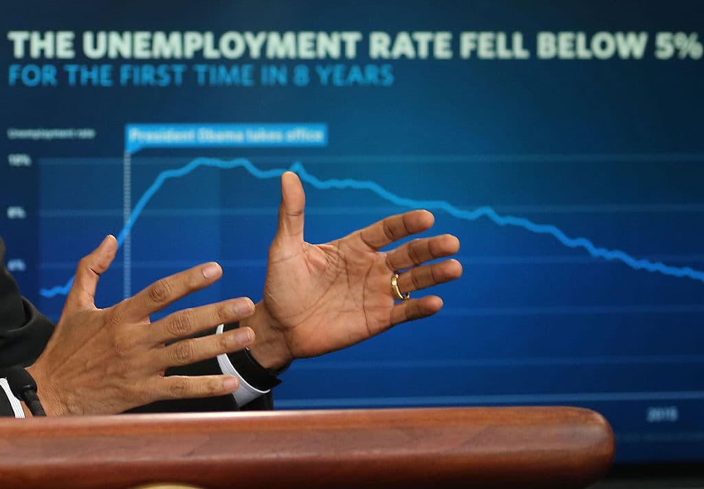 Trump miente al decir que heredó un desastre en materia de empleos