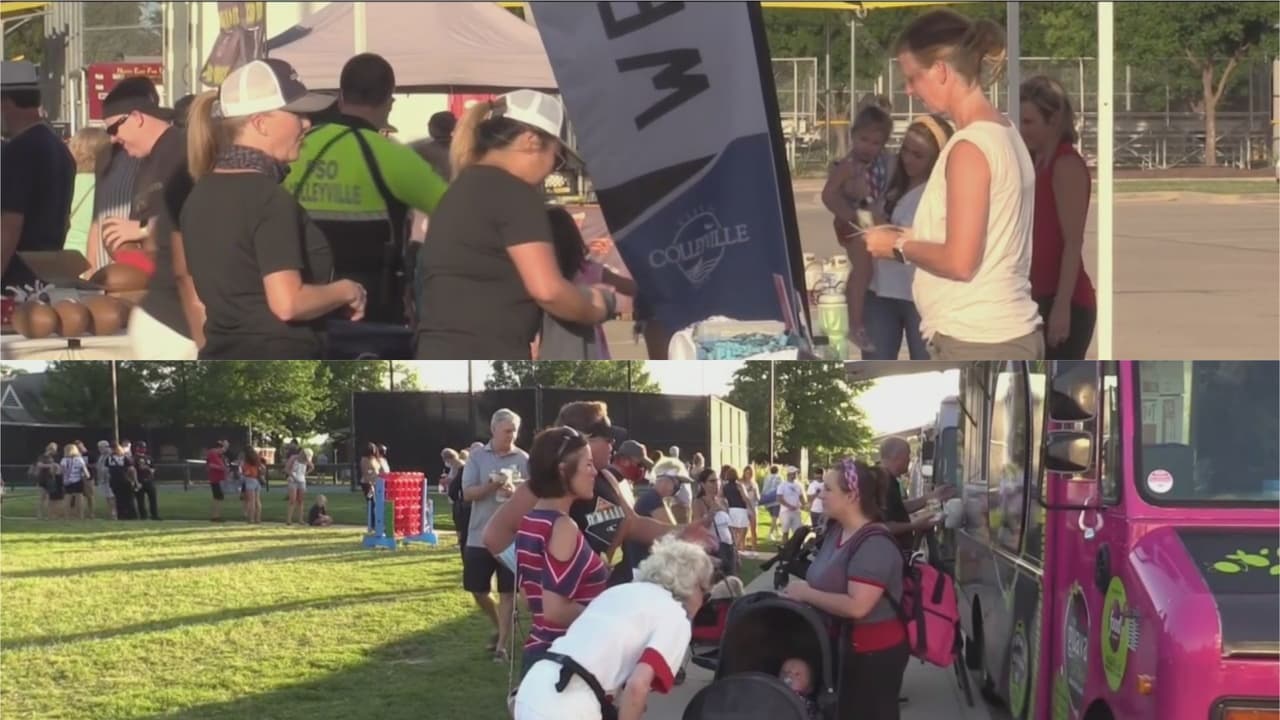 Algunas personas en Colleyville desacatan orden del condado de Tarrant de usar mascarillas en un evento