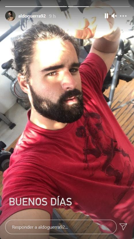 Aldo es actor de doblaje y los escenarios teatrales también forman parte de su trayectoria.
<br>