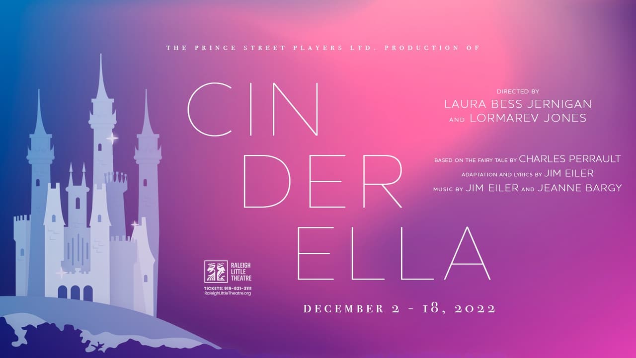 <b><a href="https://raleighlittletheatre.org/shows/cinderella-2022/">Cinderella 2022 (2 al 18 de diciembre)</a></b>. Esta comedia musical es un dulce de Navidad para toda la familia. Este musical visualmente deslumbrante combina elegantes disfraces y escenarios con cantos, bailes, parientes intrigantes y hadas ingeniosas.