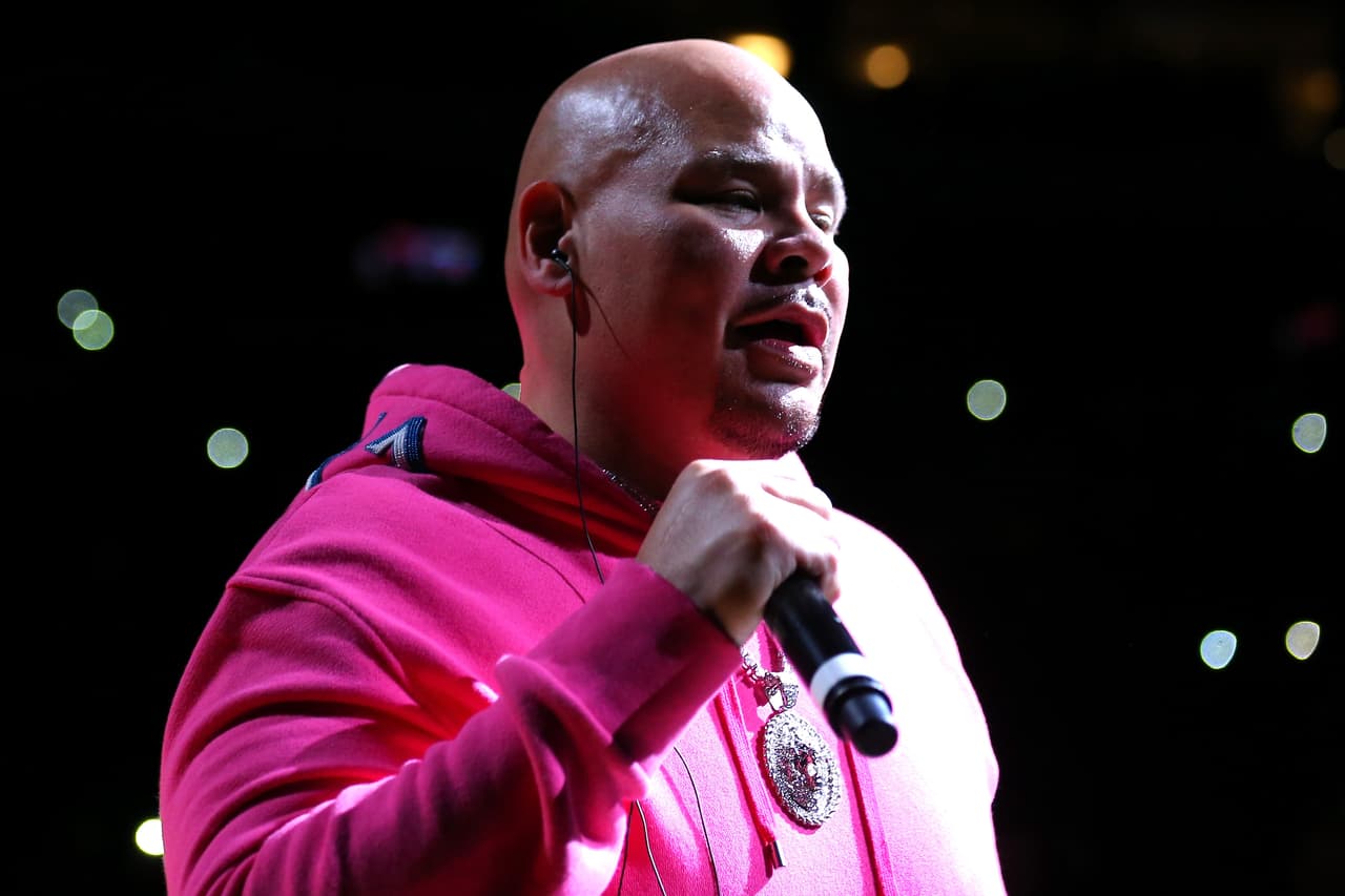 PHILADELPHIA, PA - JULY 16: Rapper Fat Joe performs during week four of the BIG3 three on three basketball league at Wells Fargo Center on July 16, 2017 in Philadelphia, Pennsylvania. (Photo by Mitchell Leff/BIG3/Getty Images)