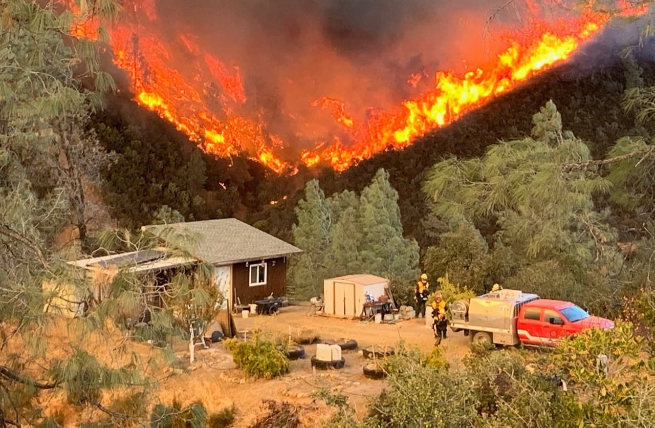 El incendio Ranch crece a más de 3,700 acres al suroeste de Red Bluff