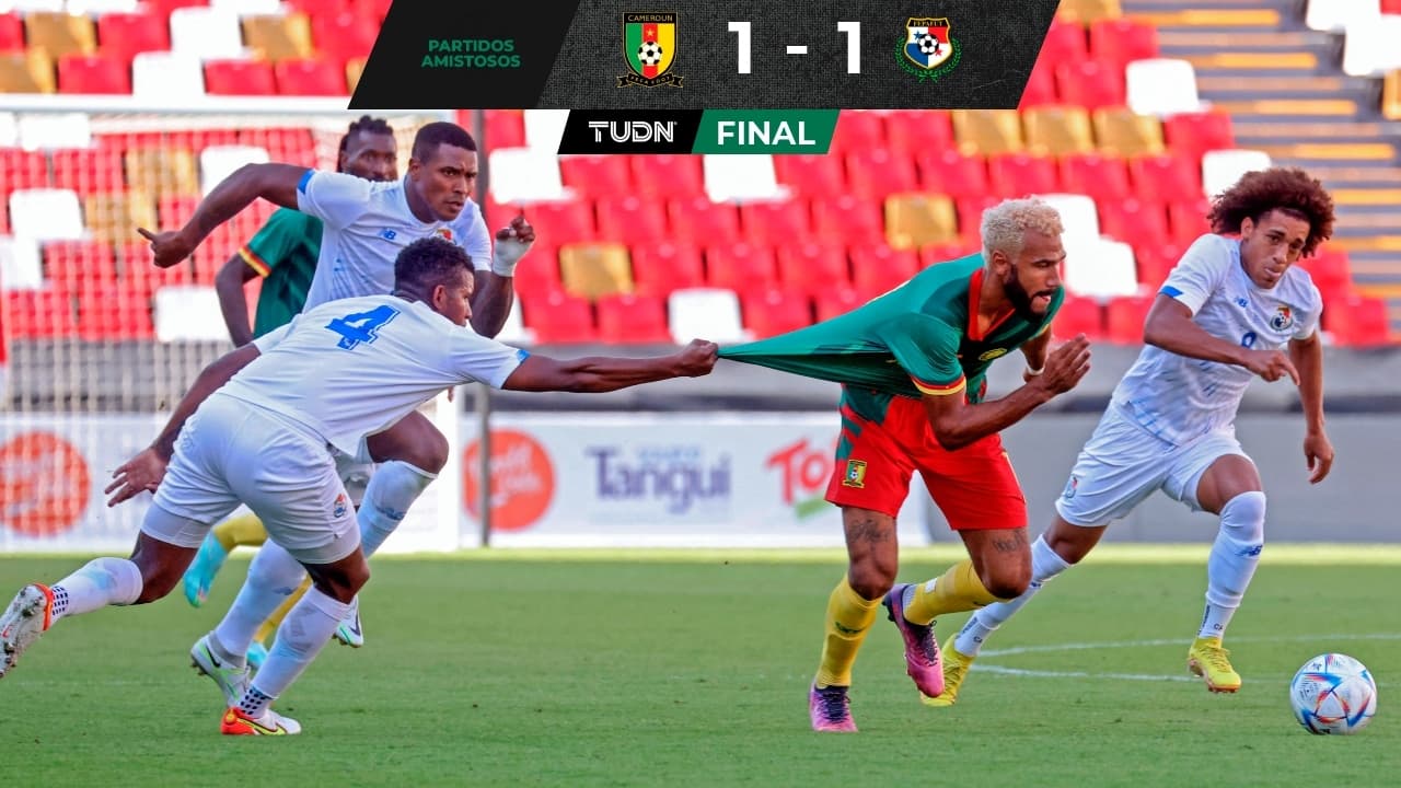 Camerún empata con Panamá previo a su participación en Qatar 2022