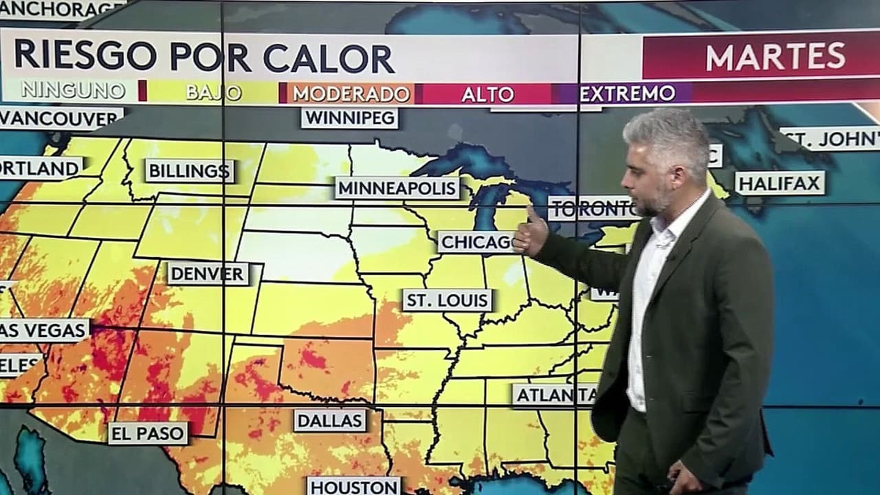 ¿Cuánto calor hará esta semana en EEUU? Así se ve el pronóstico