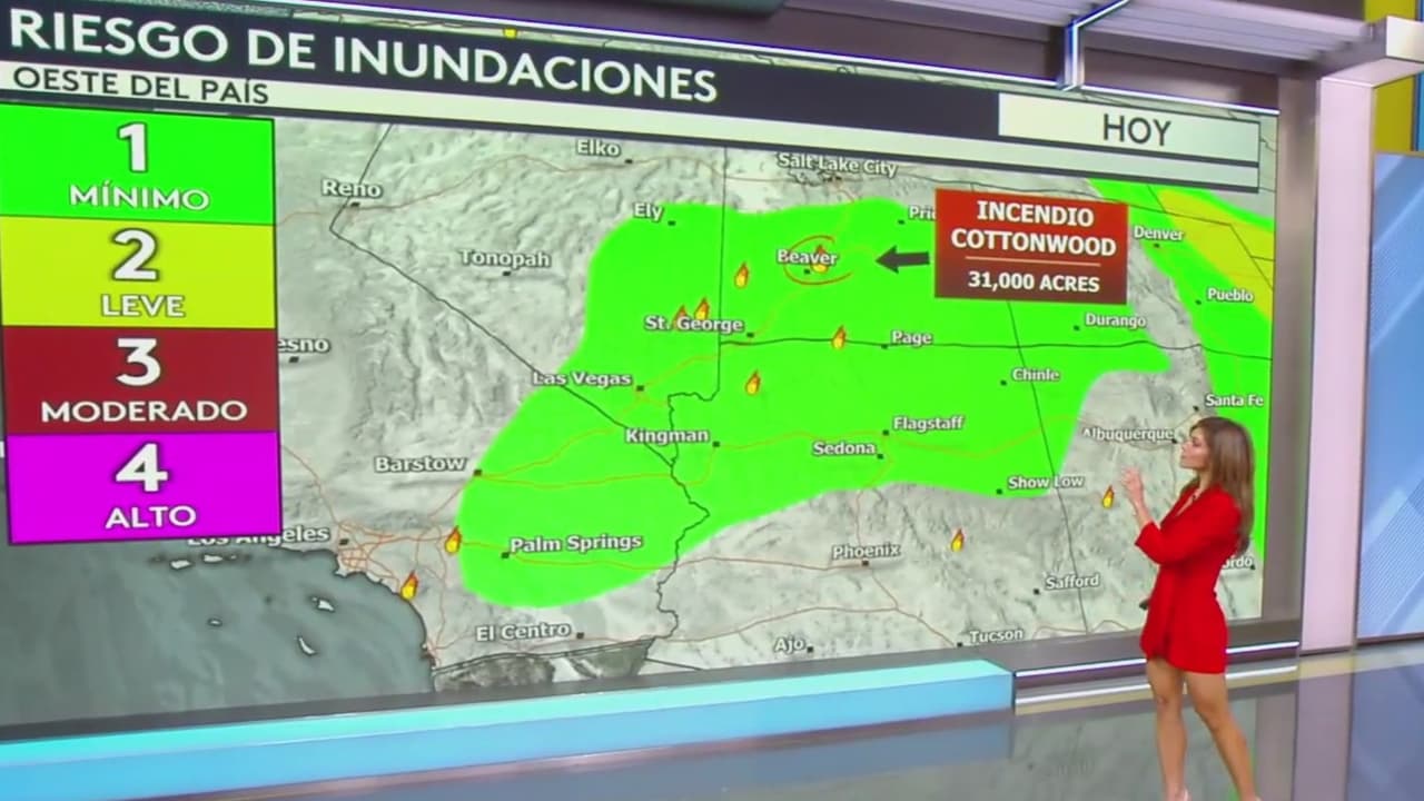 Clima hoy en EEUU, miércoles 24 de junio 2026: Tormentas y rayos elevan el riesgo de nuevos incendios
