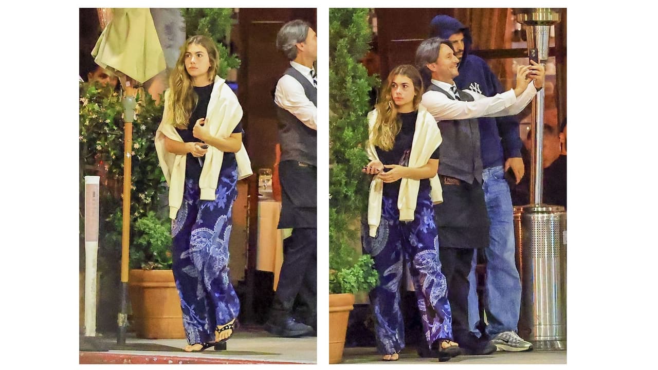 Así fue captada la pareja en Beverly Hills.