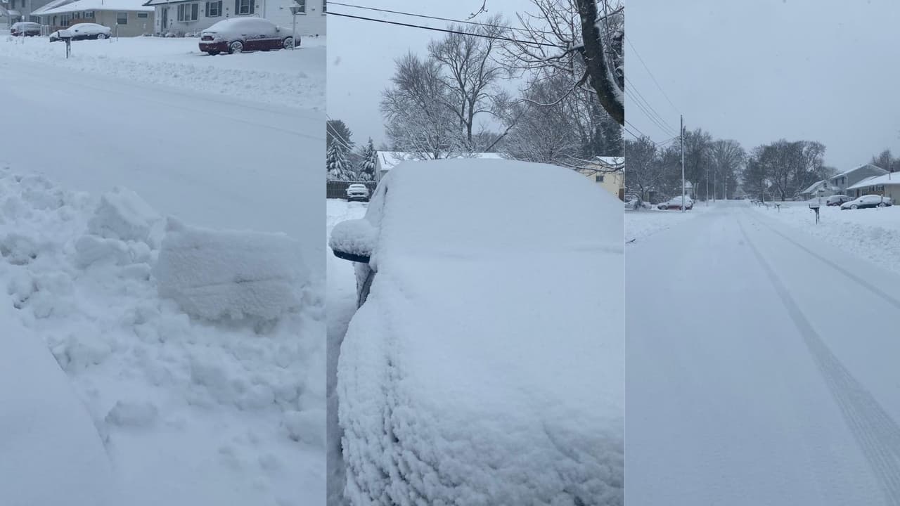 Cuánta nieve ha caído en Delaware, Nueva Jersey y Pensilvania
