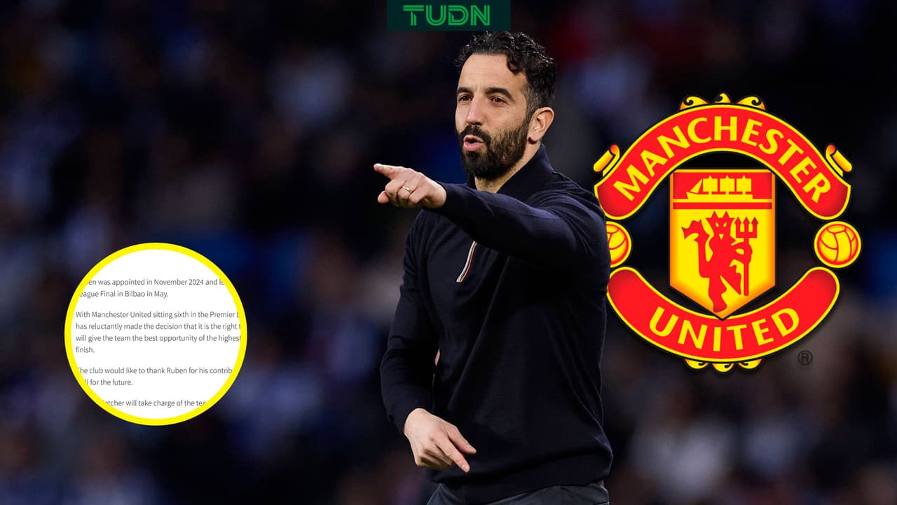 Manchester United despide a Rúben Amorim tras prolongada crisis de resultados