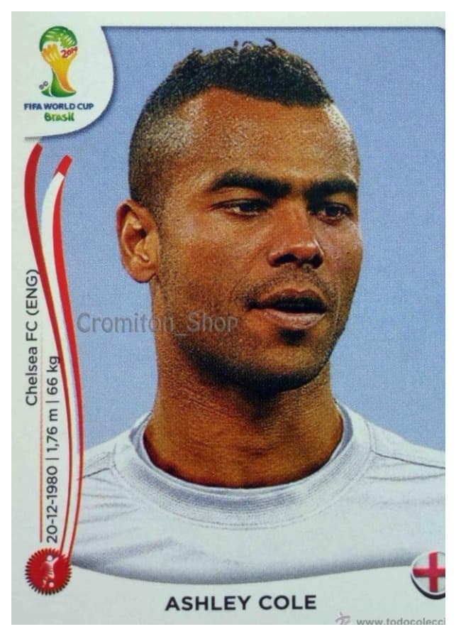 Ashley Cole se cayó del grupo final con Inglaterra en el Mundial de 2014.
