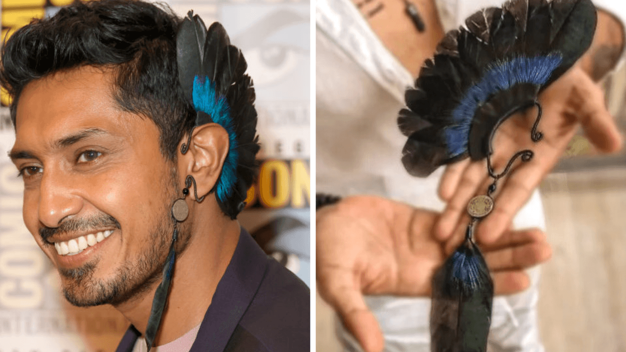 Tenoch Huerta usó un tocado de plumas para promocionar 'Wakanda Forever': ¿qué significa? 