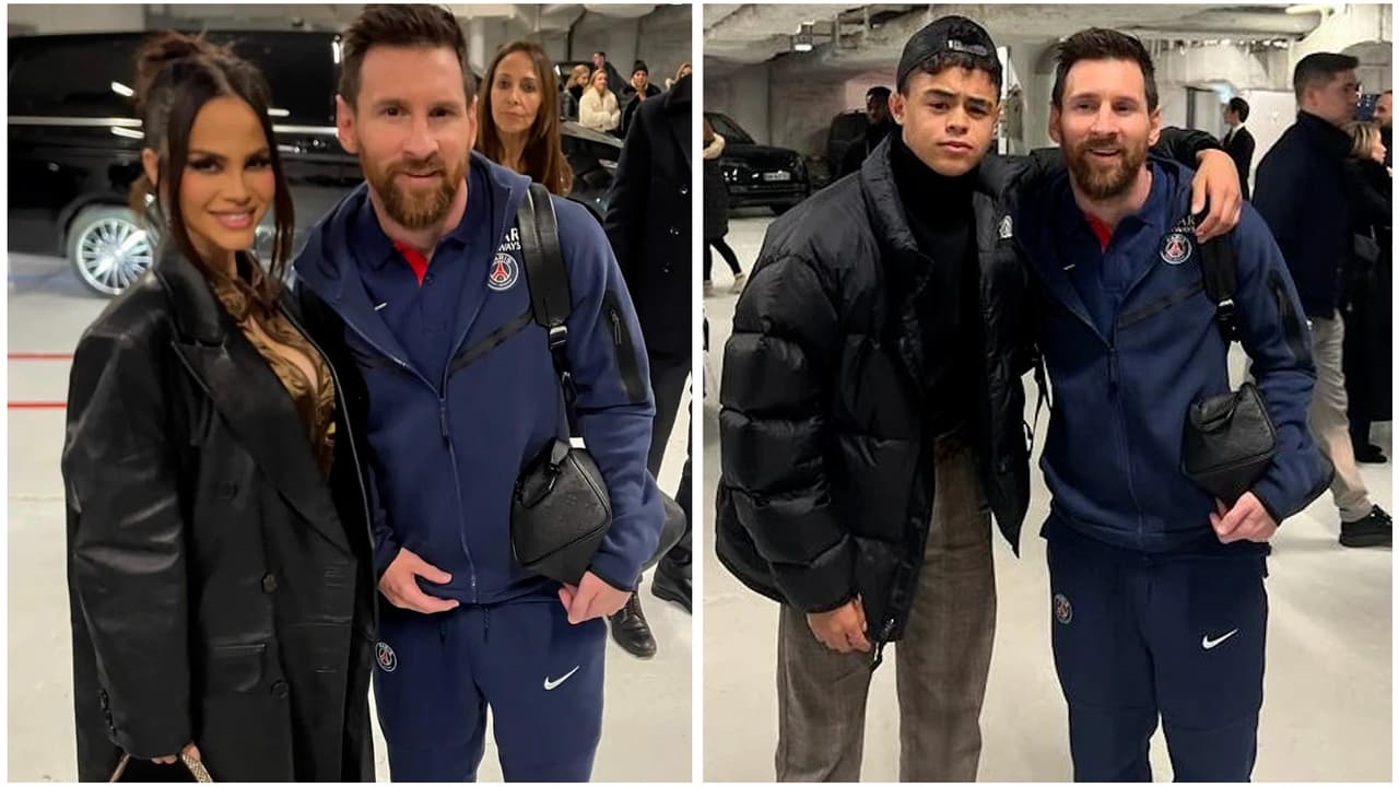 Desde prisión, Raphy Pina logra que su hijo y Natti Natasha conozcan a Messi en París