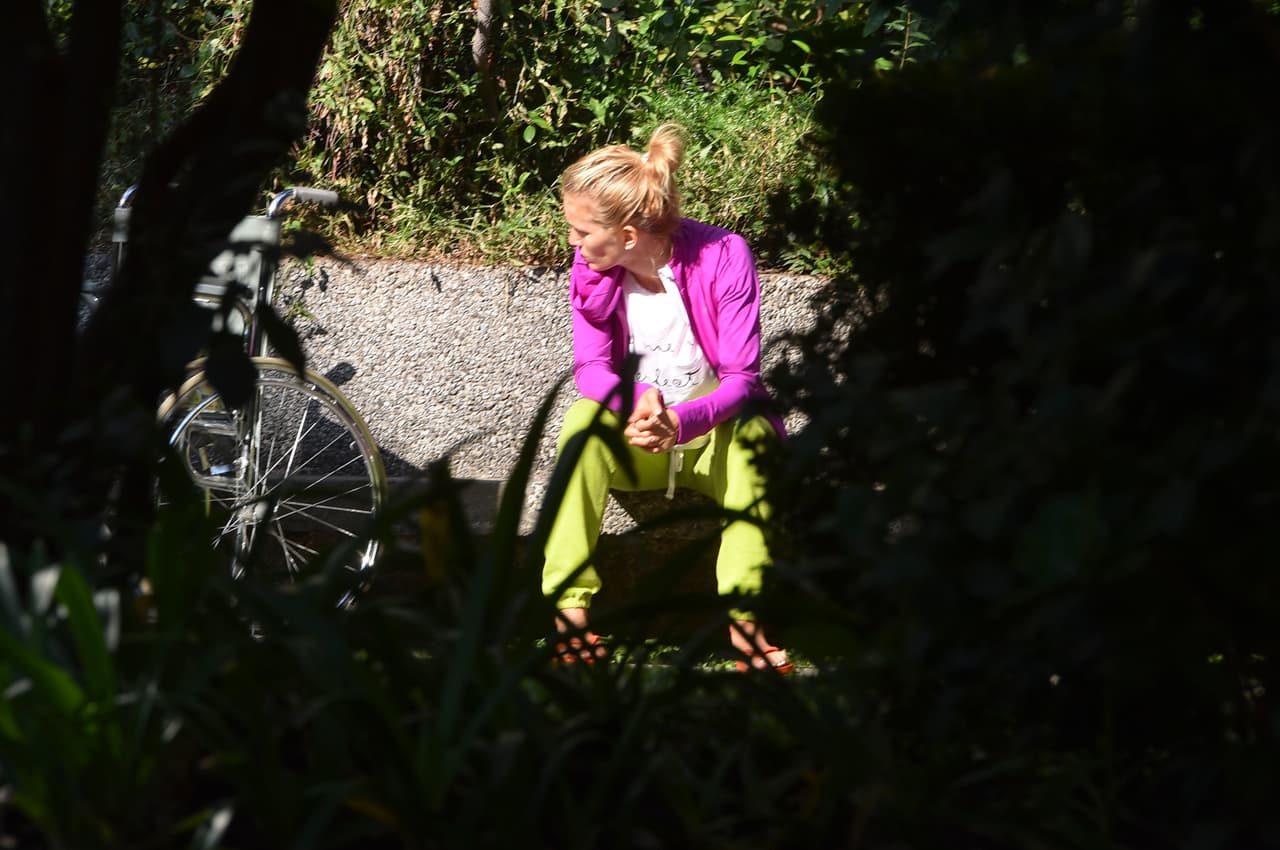 Luisana se deja ver visiblemente afectada