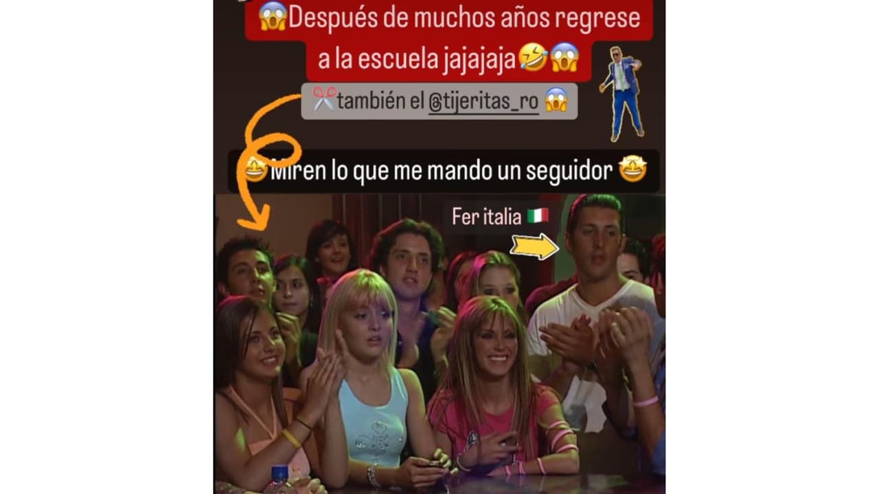 Fer Italia hizo breves apariciones en la telenovela 'Rebelde'.