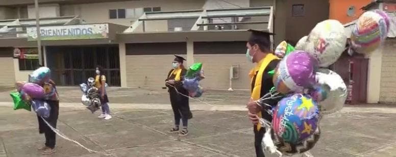 Esta escuela, como muchas otras tuvo que terminar sus clases a través de la enseñanza a distancia.