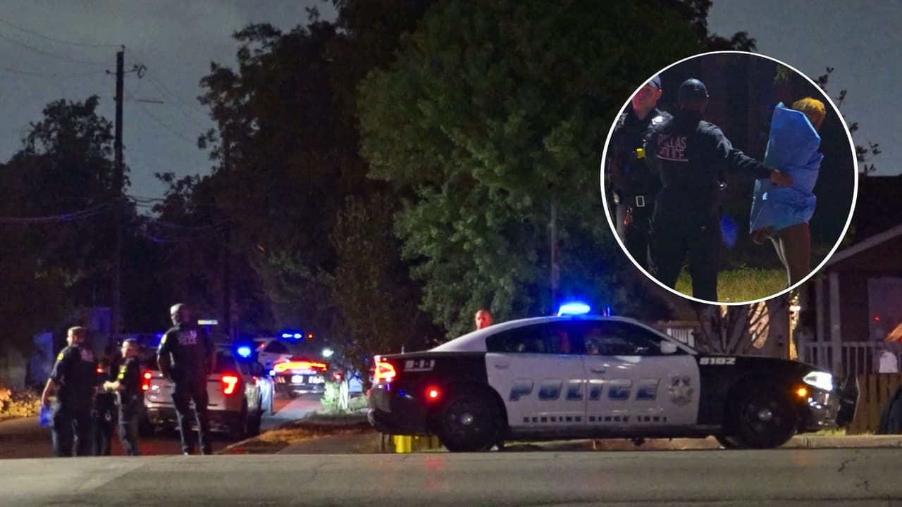 Unos cuatro oficiales de policía fueron atropellados cuando atendían un reporte al norte de la ciudad.