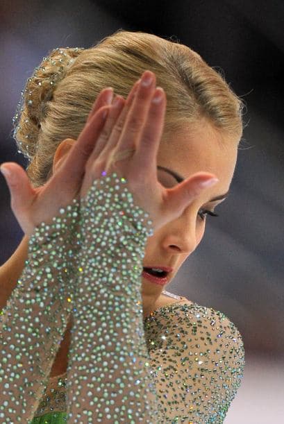 A la finlandesa Kiira Korpi no solo la conocen por sus dotes para el patinaje artístico sino también por su seductora figura.