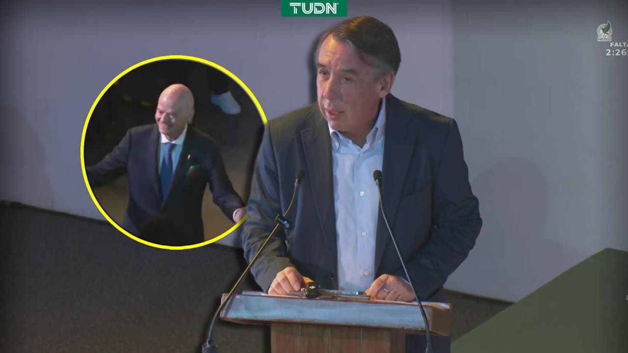 Emilio Azcárraga dedica emotivas palabras a Gianni Infantino