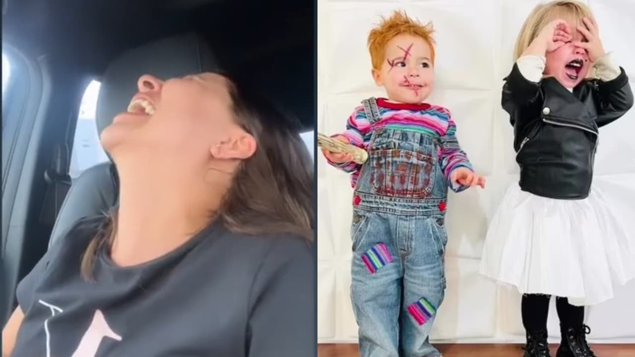 Mamá disfraza a sus hijos para Halloween en un evento del medio ambiente y se vuelve viral.