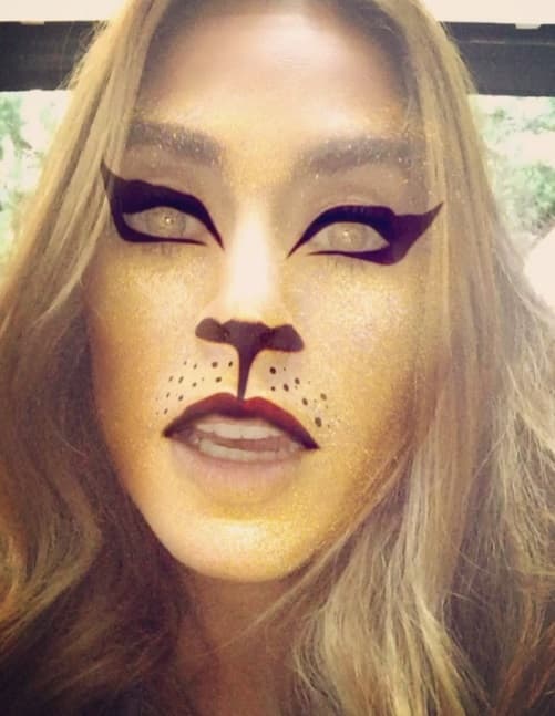 Así saca su lado felino, este es otro de sus filtros favoritos.