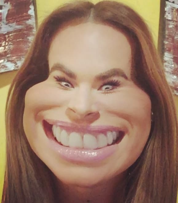 Dicen que 'Gali' tiene una de las mejores sonrisas del espectáculo, y para muestra esta linda foto.