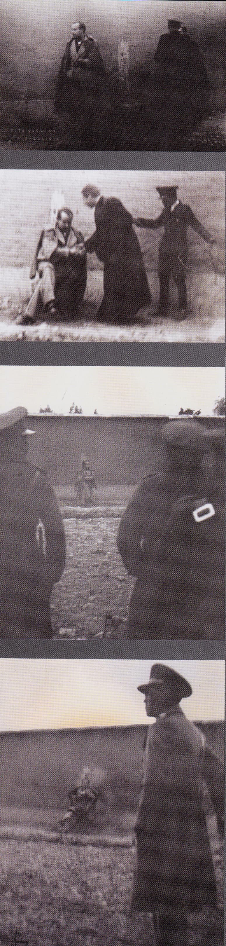 Paredón de fusilamiento (1938). Fotografía de Julio Cordero Ordóñez.