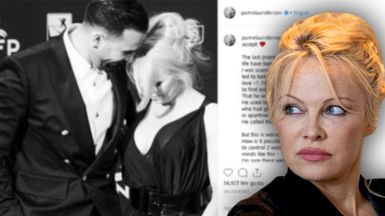 Pamela Anderson descubrió que su amante tenía una doble vida y lo desenmascaró en Instagram