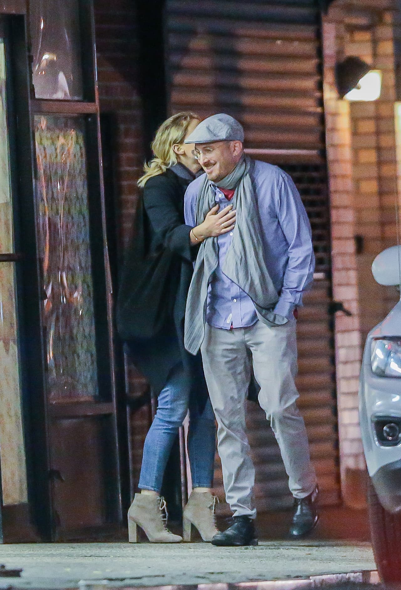 Los tortolitos se pusieron juguetones.