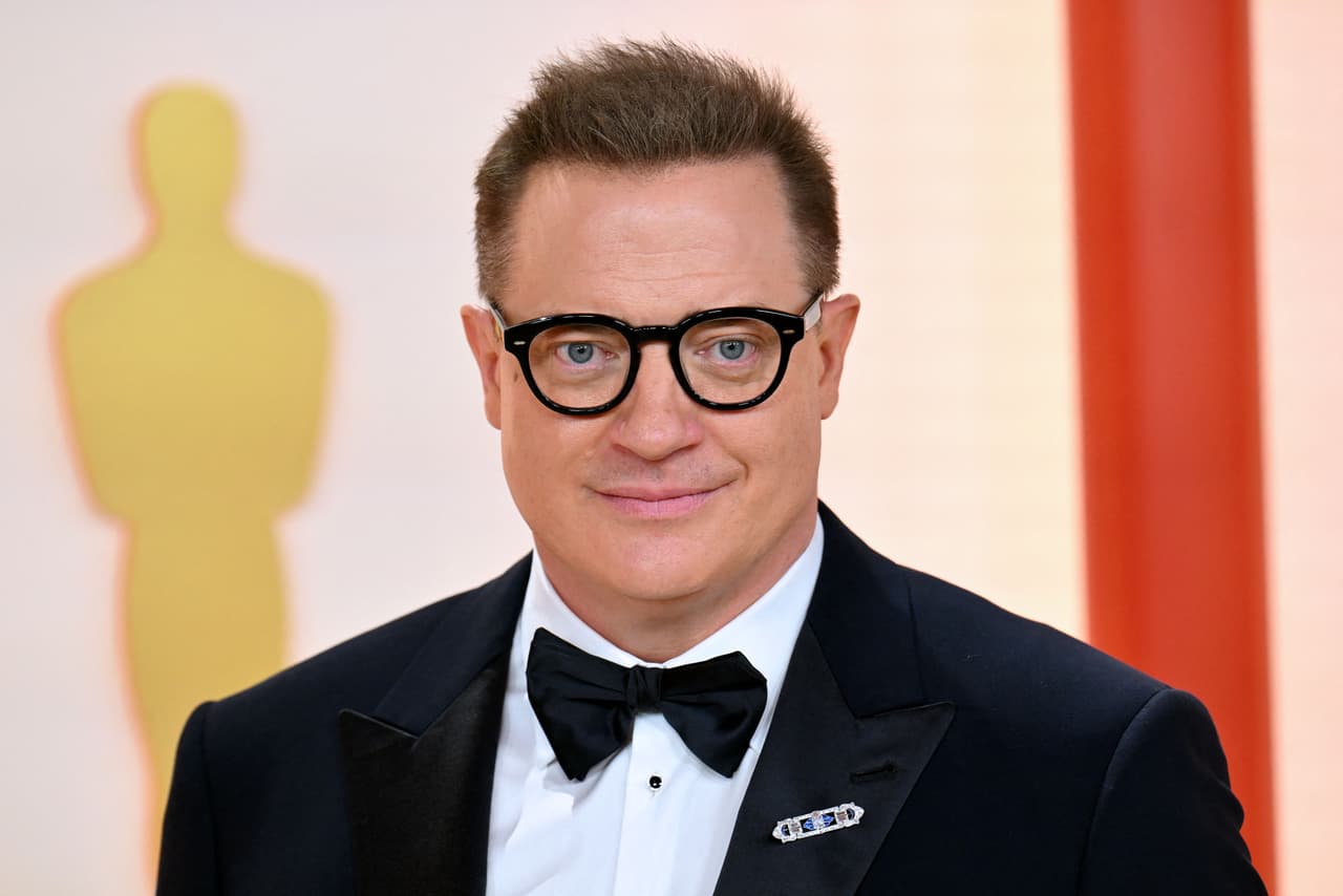 Brendan Fraser en los premios Oscar 2023