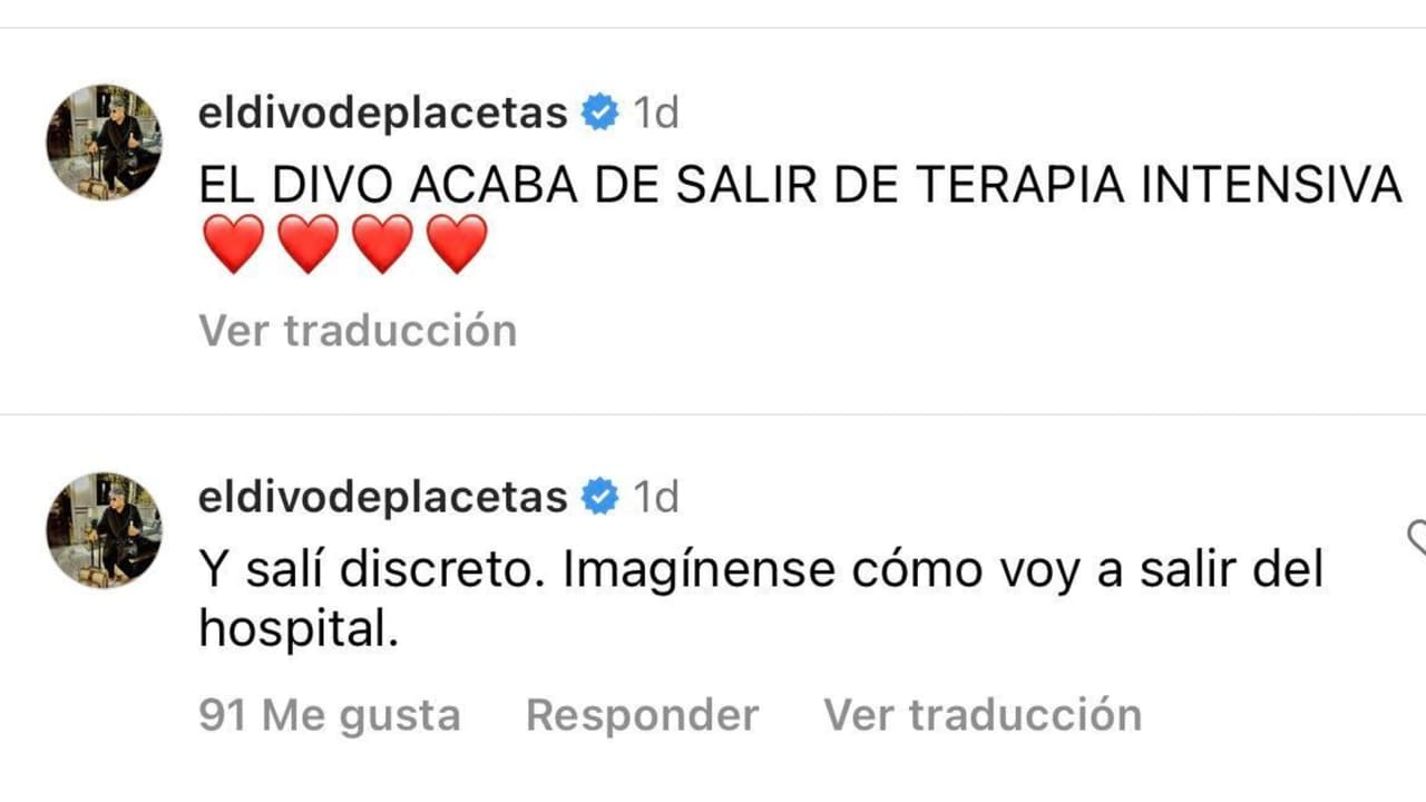 Eduardo Antonio advirtió que con su look salió "discreto" e hizo una advertencia sobre el 'outfit' con el que dejará el hospital.