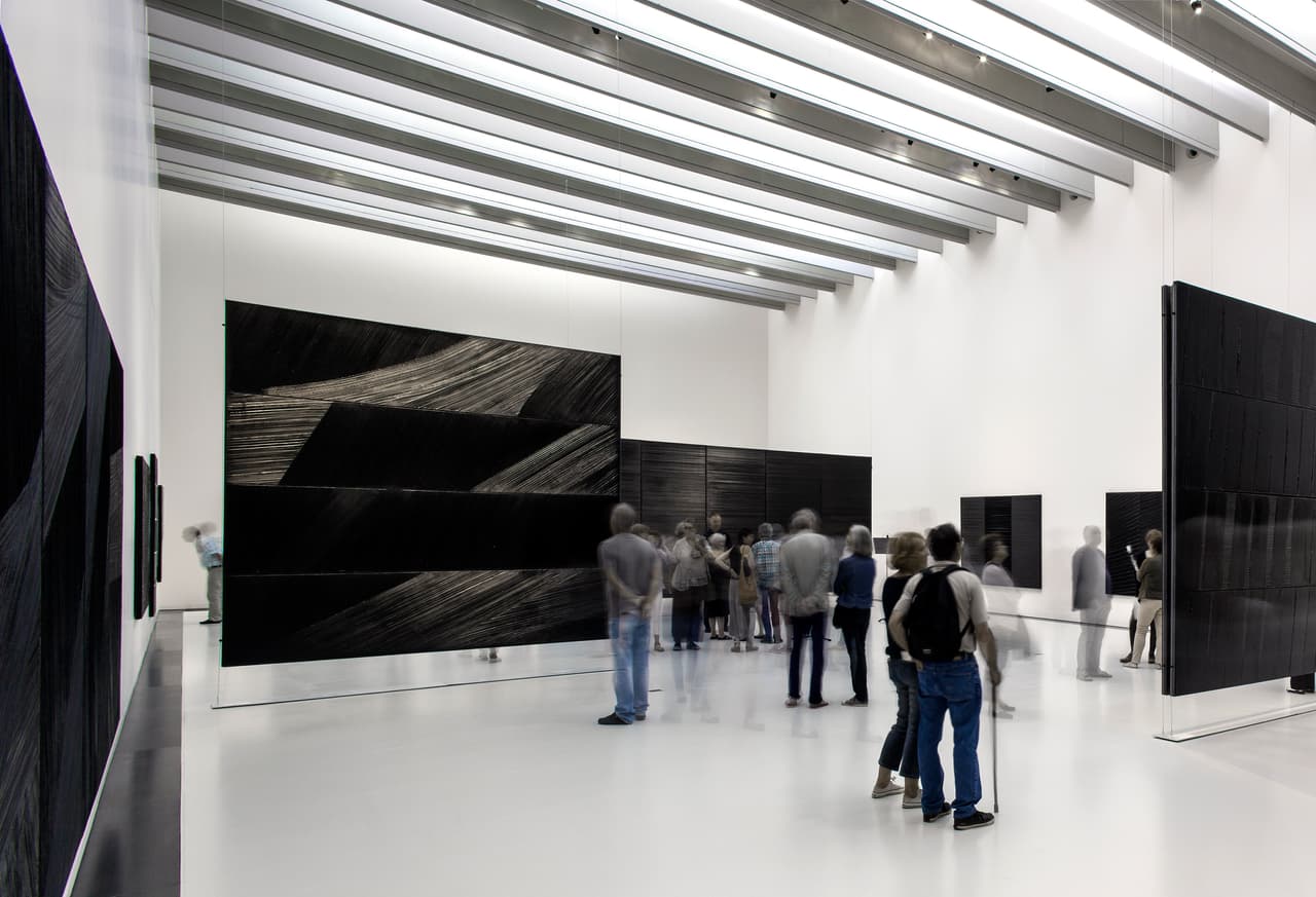 <b>Soulages.</b> Museo, 2014, Rodez, Francia.