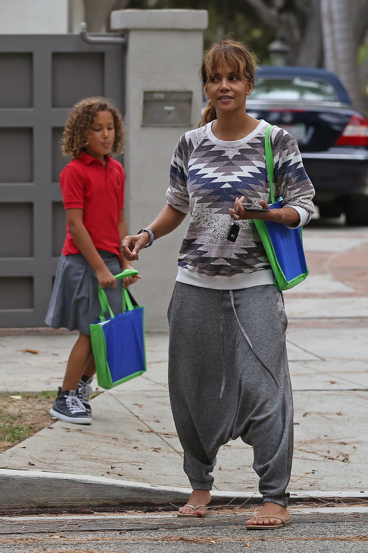 También vimos a su hija mayor, ¡está enorme!