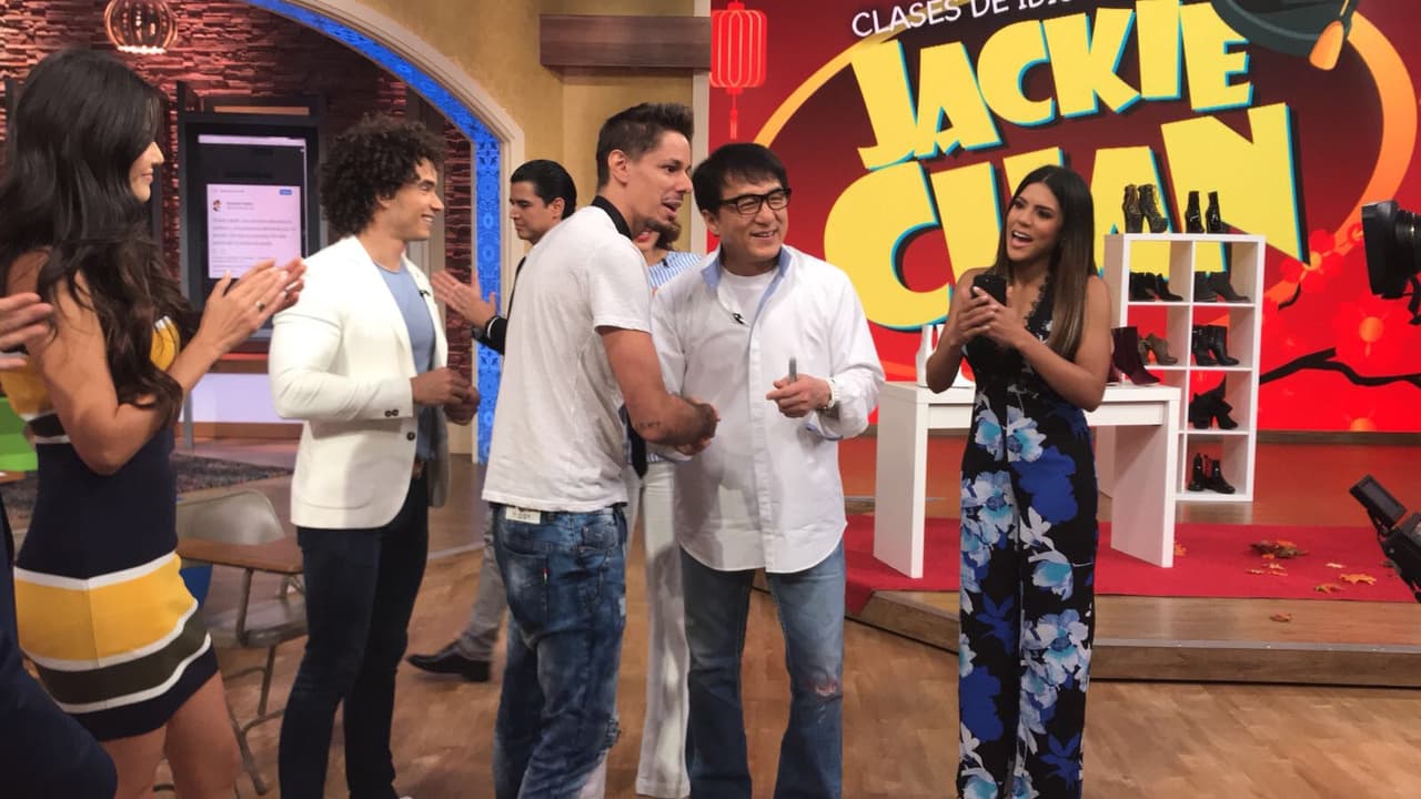 Con esta foto nos despedimos de Jackie Chan, uno de los actores consentidos de nuestra casa.