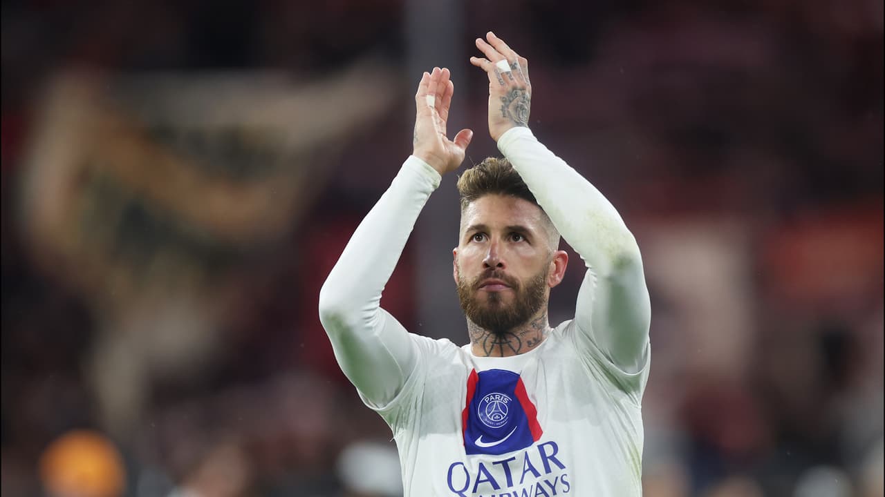 PSG anuncia que Sergio Ramos saldrá del equipo este verano