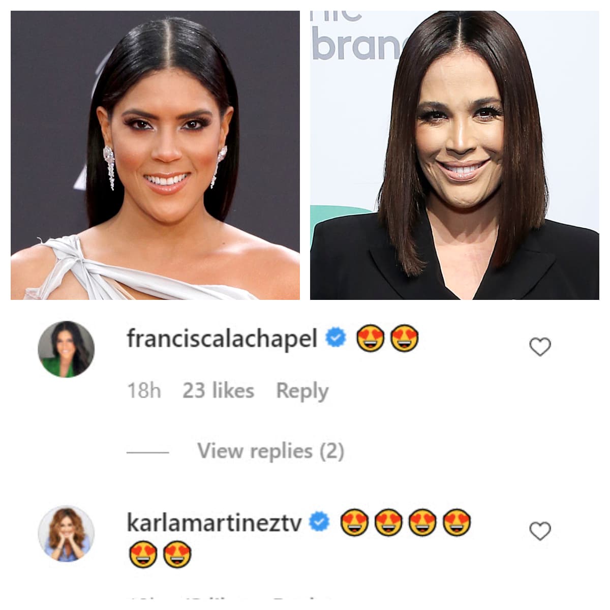 Francisca Lachapel y Karla Martínez, de 
<b>Despierta América</b>, no pudieron ocultar la ternura que les dio ver al niño junto a su madre en tan importante misión. 
<br>